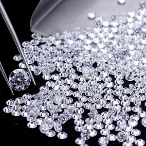 Loose CVD Lab-Grown Diamond 4.50 mm Round D to F - IF Certified Diamond 3 Pcs - Picture 1 of 5