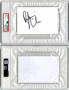 Tarjeta índice Robin Thicke firmada 4x6 líneas borrosas se ven fáciles PSA/ADN AUTOGRAFIADA - Imagen 1 de 1