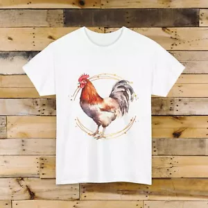 Floral Rooster Women's T-Shirt, Cute Spring Shirt, Animal Lover Gift - Picture 1 of 57