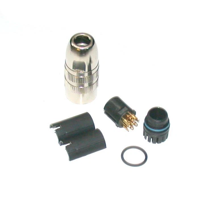 NEW EATON CUTLER HAMMER  SWD4-SF8-67  CIRCULAR 8-PIN FEMALE STRAIGHT CONNECTOR - Image 1 of 1