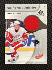 2005-06 Pavel Datsyuk SP Game Used Authentic Fabrics JSY #AF-PD