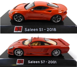 Set of 2 Sports Cars Saleen 1:43 IXO Model Supercars Collection Diecast SL2 - Picture 1 of 11