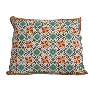 Handmade Needlepoint Petit Point Tapestry Pillow - Picture 1 of 5