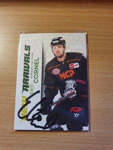 LED 20-21 2020-2021 SIGNED New Arrivals Eric Cornel Nuremberg Ice Tigers