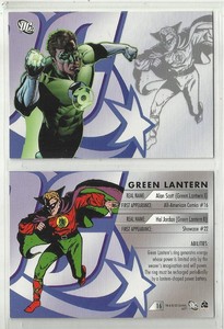 2007 DC Legacy (Rittenhouse) GREEN LANTERN "Base Trading Card" #16