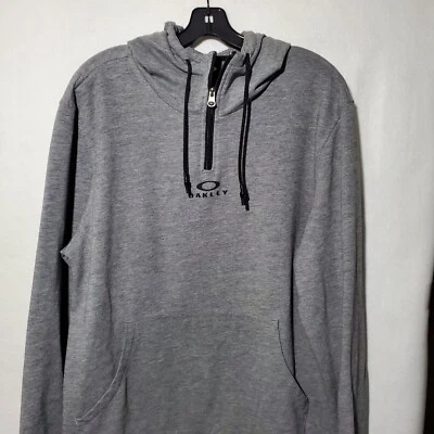 Oakley Sudadera con Capucha Mujer XXL Gris 1/4 Bolsillos con Cremallera  Foto 1 de 4