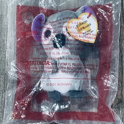 Vintage New KOOKOO KOALA TEENIE BEANIE BOOS Ty McDonald's Baby Small Plush - Image 1 of 4