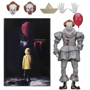 Stephen King It The Clown Pennywise PVC Horror 7" Action Figure Model Toy - Picture 1 of 9