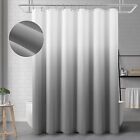 Grey Shower Curtain, Grey and White Ombre Shower Curtains for Bathroom Luxury Ho