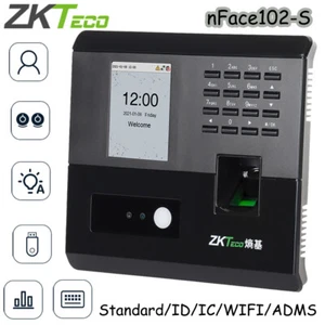 Sistema de seguridad de asistencia de tiempo de huellas dactilares ZKTeco nFace102-S ID/IC/WIFI/ADMS - Imagen 1 de 29