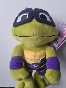 Juguete suave de peluche de 8 pulgadas Teenage Mutant Ninja Turtles Mutant Mayhem Donatello - Imagen 1 de 3