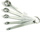 Measuring Spoons 18/10 Stainless Steel Mini Set 5 Pc Dash Pinch Smidgen
