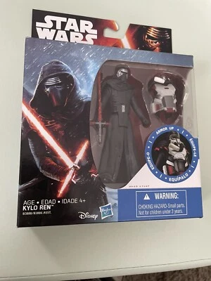 Disney Star Wars El Despertar de la Fuerza 4" pulgadas Kylo Ren Figura Caja No Como Nueva Foto 1 de 3