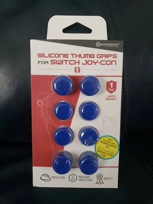 Hyperkin Silicone Blue Thumb Grips for Switch Joy Con - Image 1 of 2