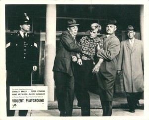 Violent Playground Original British Lobby Card David McCallum 1958