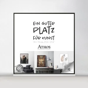 Athos. Hochwertiger Alu-Wechselrahmen, Format: 70cm x 70cm, verschiedene Farben. - Bild 1 von 6