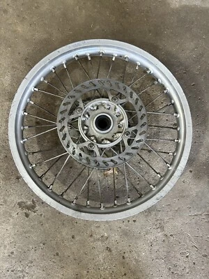 Suzuki Rmz 450 2005-2006 OEM rueda trasera agrietada llanta freno rotor piñón Foto 1 de 4
