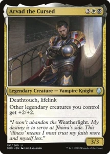 MTG Magic DOM Dominaria - 1x EN EX 191 U Arvad the Cursed - Picture 1 of 1