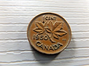 CANADA 1950 1 Cent - Picture 1 of 2