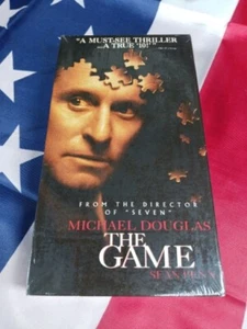 The Game (1997-VHS) Michael Douglas Sean Penn - Factory Sealed - Picture 1 of 2