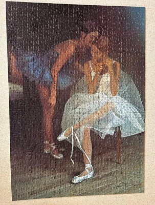 BALLERINAS (1977 Ravensburger) -- 1000 Piece Jigsaw Puzzle -- Complete - Image 1 of 3