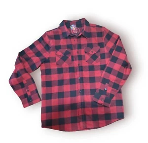 Anti Social Social Club Kkoch Flannel Red Floral Size Large - Picture 1 of 12