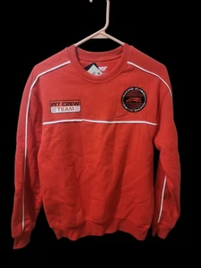 F1 Formula 1 Shirt Mens XS Red Pit Crew Team Racing Division Hybrid Fleece New - Picture 1 of 7