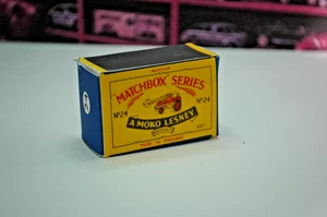 Matchbox Lesney No 24 HYDRAULIC EXCAVATOR empty Repro B style Box - Picture 1 of 3