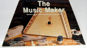 The Music Maker Melody Harp - Award Winning Lap Harp/Zither with 12 Song Sheets - Picture 1 of 3