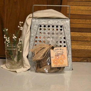 Faux Cinnamon Donut • Primitive Farmhouse Kitchen Décor • Rustic Fall donut - Picture 1 of 5