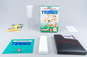 Nintendo NES *Tennis per quattro giocatori* IMBALLO ORIGINALE CIB PAL B 74-NOE-1+