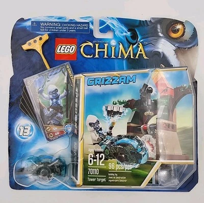 2013 Lego Chima Grizzam Tower Target Set 70110 Speedorz Series Brand New - Image 1 of 4
