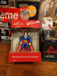 NUEVO adorno vintage de árbol de Navidad de Superman con sello junio 2013 ENVÍO GRATUITO - Imagen 1 de 5