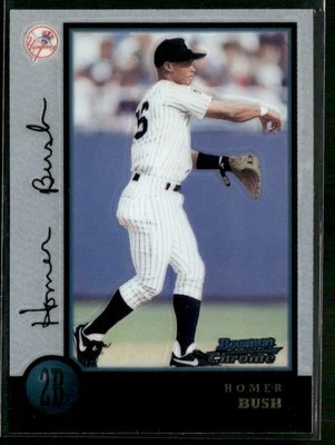 1998 Bowman Chrome #166 Homer Bush - Image 1 of 2