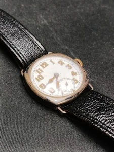 Orologio da trincea in argento sterling epoca prima guerra mondiale per ricambi o restauro - Foto 1 di 11