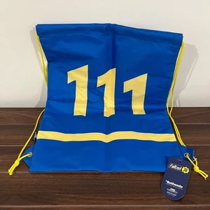 Mochila/bolso Fallout Vault 111 2019 Culturefly azul y amarillo nuevo con etiquetas - Imagen 1 de 5
