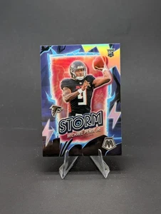 Mosaico Panini 2024 - Storm Michael Penix Jr. #10 Silver Prizm (RC) - Imagen 1 de 2