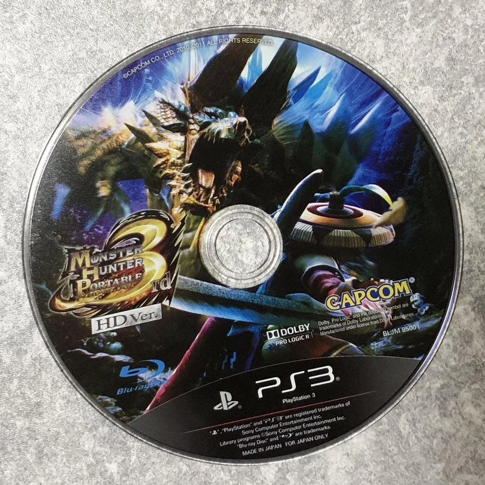 Monster Hunter Portable 3rd HD Ver. PS3 PlayStation 3  JAPAN Disk only - Image 1 of 1