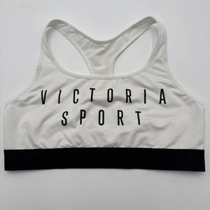 Victoria Sport Victoria's Secret Sport Bra Womens XL White Pullover Gym Yoga - Picture 1 of 4