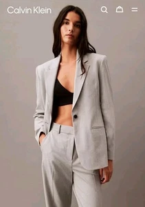 Calvin Klein Women's Suit Blazer (size 6P) And Dress Pants (size 8P) - Picture 1 of 8