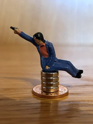 CORGI TOYS 336 JAMES BOND TOYOTA 2000 GT HAND PAINTED PASSENGER FIGURE - REPRO - Image 1 of 2