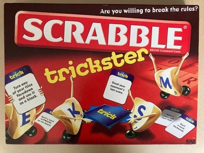 SCRABBLE TRICKSTER Board Game - All Pieces Included - Ex condition - MATTEL - Image 1 of 2