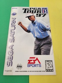 PGA Tour 97 1997 Sega Saturn Instruction Manual Booklet ONLY  