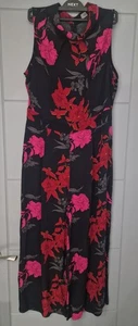 Ladies Beautiful Floral Jumpsuit By F&F, Size 10, Worn Once - Picture 1 of 4