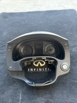 2009-2013 Infiniti G37 Speedometer Instrument Cluster Gauges & Trim Bezel 176k M - Image 1 of 4