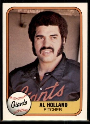 1981 Fleer Al Holland RC #445 San Francisco Giants - Image 1 of 2