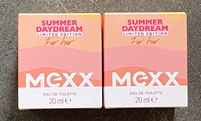 745,00€/Liter - Mexx Summer Daydream For Her 2x 20ml Eau de Toilette Spray, neu