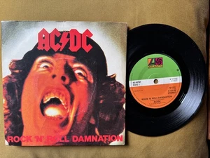 AC/DC - ROCK 'N' ROLL DAMNATION - UK - 7" SINGLE - 1980 - Imagen 1 de 2