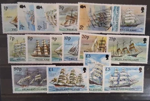 Falkland islands 1989  Ships complete set + 1991 MNH - Picture 1 of 1