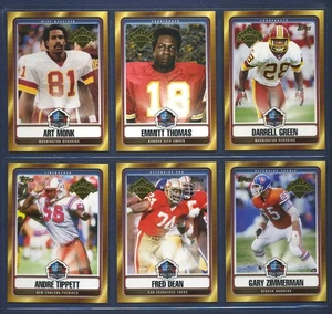 2008 Topps Football Hall of Fame Class of 2008 COMPLETE 6 Card Set / 2 Available - Picture 1 of 1